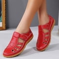 thumbnail image 2 of Bibifish Womens Flat Sandals Multi Cutout Non Rubber Sole Closed Toe Sandals Breathable Summer Daily Casual Walking Sandals, 2 of 9
