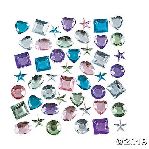 Pastel SelfAdhesive Jewel Assortment