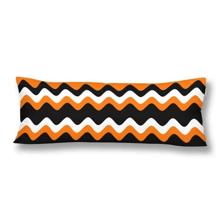 Gckg Halloween Strip Pattern Arangge White Black Pillow Covers