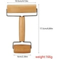 thumbnail image 2 of Rolling pastry and pizza baker rolls wooden baking kitchen, 2 of 5