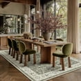 thumbnail image 4 of BERTHMEER 9'x12' Large Area Rugs for Living Room Bedroom Office Light Green Vintage Non Slip Washable Farmhouse Dining Room Oriental Traditional Distressed Rugs, 4 of 7