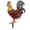 C, variant on Metal Chicken Outdoor Decor, 1 Pack Realistic Hen and Rooster Yard Stakes for Outside, Patio, Garden and Lawn Ornaments (A)