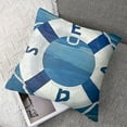 thumbnail image 7 of Blue and White Ship Life Preserver Pillow Case, 7 of 7