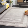 thumbnail image 2 of SAFAVIEH Jade Jermaine Striped Polyester Area Rug, Ivory/Beige Black, 8' x 10', 2 of 7