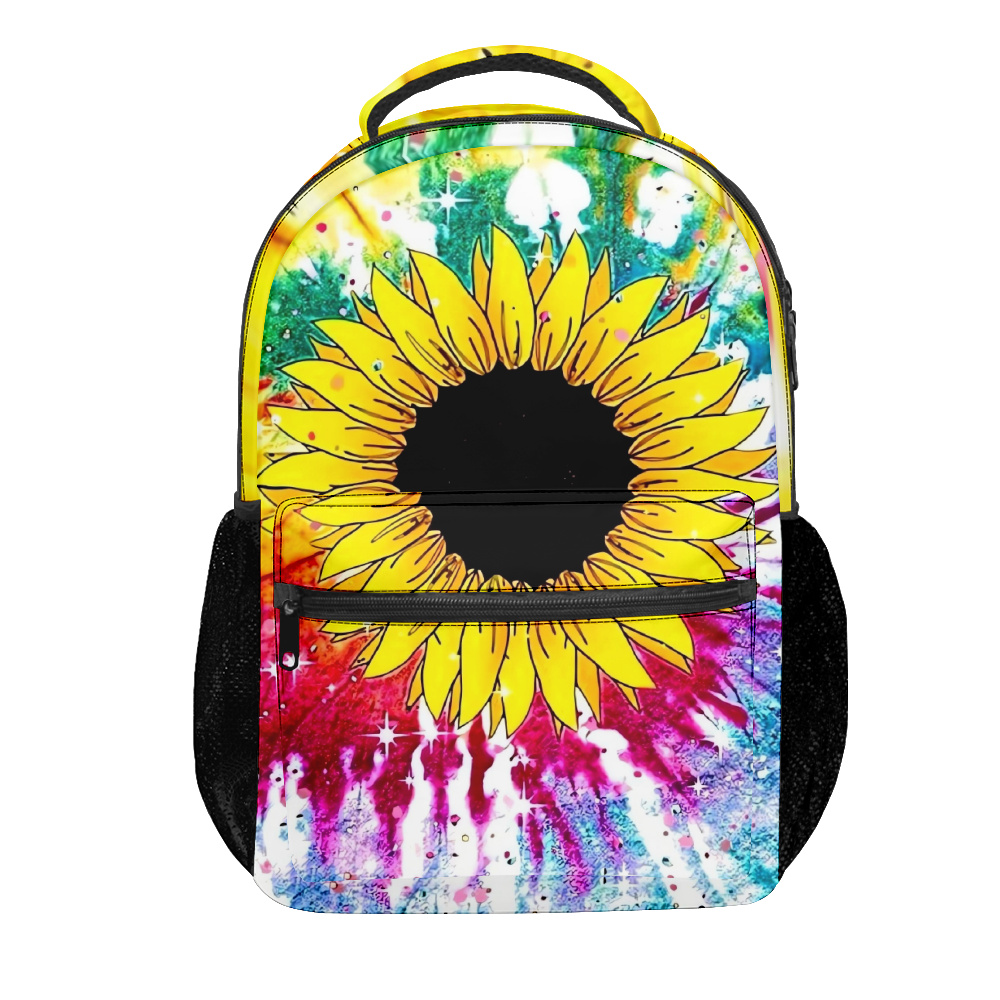 Sunflower Preschool Backpacks, Toddler Backpacks with Chest Strap
