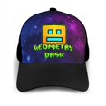 thumbnail image 3 of Geometry Dash Baseball Cap Low Profile Adjustable Golf Dad Hat Trucker Hats for Men Women, 3 of 5