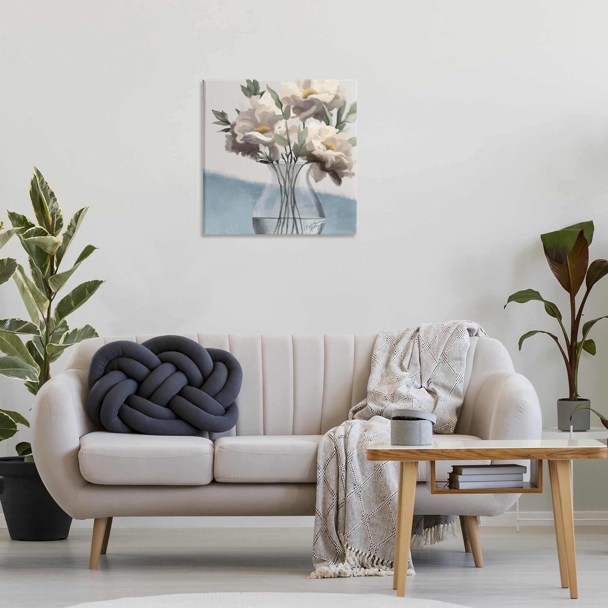 Stupell Industries Sweet Vase Bouquet Plants & Flowers Painting Wrapped Canvas Art Print Wall Art, 24 x 24