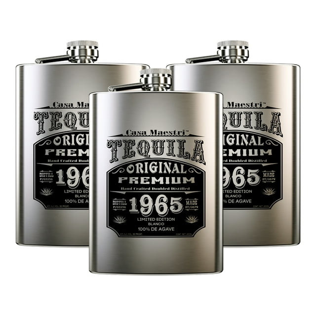 Tripack Tequila Casa Maestri Blanco 200 Ml Tequila