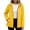 Yellow, variant on TEAJOPSUU Women's Hooded Windbreaker Jacket Lightweight Water Resistant Casual Anorak Coat Full Zip & Snap Button Windproof Coat Casual Outdoor Travel Coat with Pockets