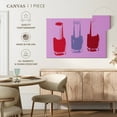thumbnail image 5 of Elephant Stock Nail Polish Bottles Trio Wall Art - Horizontal Canvas Wall Art - Living Room Wall Decor - Fashion And Beauty Canvas - Blue And Red Decor - 12" x 8", 5 of 8