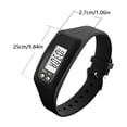 thumbnail image 4 of Silicone Electronic Pedometer Watch With LED Display Step Counter Distance Calorie Tracker Lightweight Breathable Sport Fitness Pedometer for Men Women, 4 of 10
