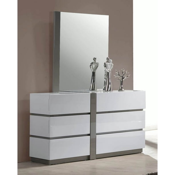 6 Drawer Dresser With Mirror Com, How To Make Your Own Mirrored Chest Of Drawers