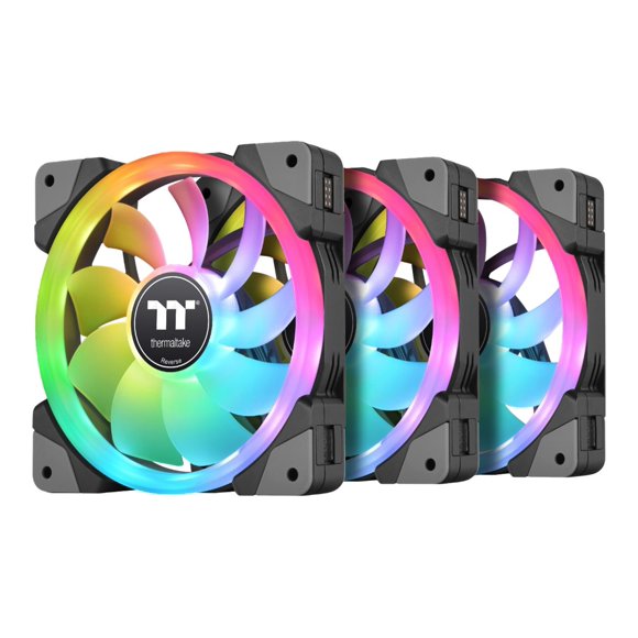 Thermaltake SWAFAN EX14 RGB - Premium Edition - case fan - 140 mm - black (pack of 3)
