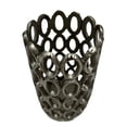 thumbnail image 3 of Bergamo Art 7" Decorative Handmade Aluminum Hollow-Craved Candle holder Set of 2, 3 of 5