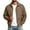 02# Khaki, variant on Qwertyu Men's Bomber Jacket Lightweight Casual Collared Winter Zip Up Windbreaker Coat Fall Winter Wear Navy M