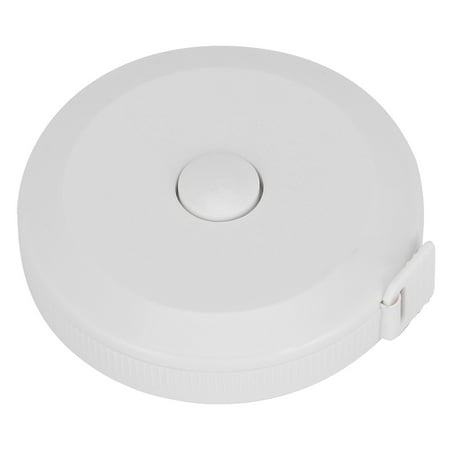 

2024 Tape Measure 1.5 Meters Automatic Compact Lightweight White Retractable Ruler for Body Height Waist Fabric Sewing