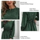 thumbnail image 1 of Vestido De Mujer De Manga Larga, Vestido De Mujer De Cintura Alta Elástica Retro De Algodón Plisado Para La Oficina ANGGREK Otros, 1 of 5