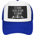 thumbnail image 2 of When in Doubt Go to The Library Mesh Back Trucker Cap Baseball Cap, 2 of 8