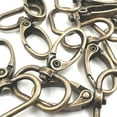 thumbnail image 6 of Loooontye 10 Pcs 1 inch Oval Ring Lobster Clasp Claw Swivel for Strap Push Gate Lobster Clasps Hooks Swivel Snap Fashion Clips Antique Brass, 6 of 7