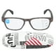 thumbnail image 2 of Gafas para personas mayores BuyWeekMX Marco de grano de madera antiluz azul, 2 of 9