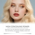 thumbnail image 2 of Cover Cream Stick V Foundation - Korean Color Changing Makeup with Brush, Full to Medium Coverage, Makeup Organizers（Ivory White）, 2 of 13