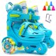 thumbnail image 1 of Patines De Cuatro Ruedas Para Niños, Patines De Ruedas De Equilibrio De 3 Puntos Para Niñas Y Niños Con Frenos Dobles De Tamaño Ajustable, Ruedas Luminosas Kearding OD015064-04, 1 of 6