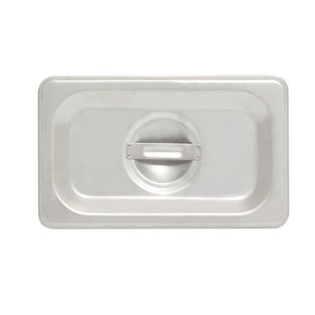 Soro Essentials- Ninth Size Stainless Steel Solid Steam Table Pan Cover- Fits Ninth Size Steam Pan Commercial Catering Food Lid for Commercial Kitchen Supplies