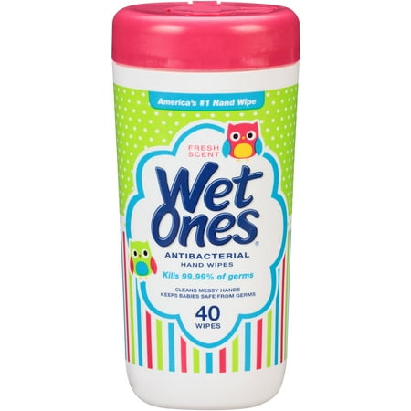Wet Ones Antibact Wipes 40ct Canister