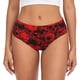 thumbnail image 1 of Fotbe Red Skulls 3 Calzones Estampados para Mujer – Ropa Interior de Algodón, Cómoda, Suave y Elástica-XX-Large, 1 of 6