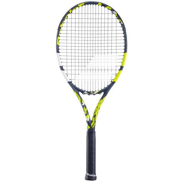 Raqueta de Tenis Babolat Amarilla con Tripa Blanca Syn a Tensión de Rango Medio multicolor