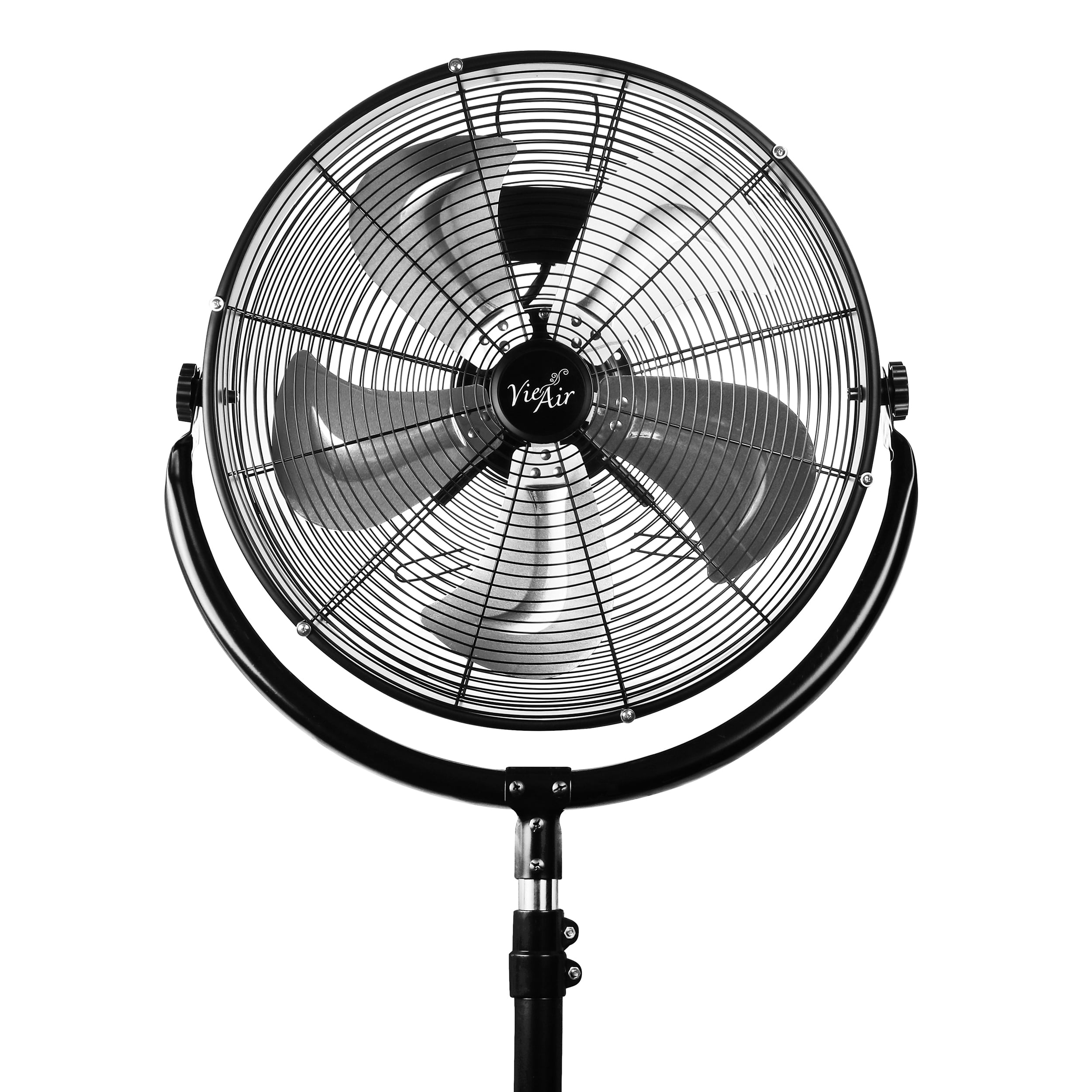 VieAir 20'' 3-Speed High Velocity 360° Tilting Pedestal Industrial Fan