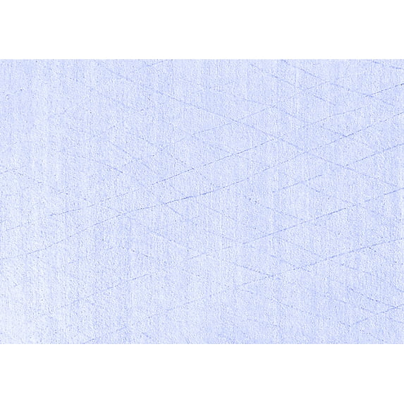 Ahgly Company Indoor Rectangle Solid Blue Modern Area Rugs, 5' x 7'