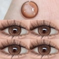 thumbnail image 1 of Mill Creek-lentes de contacto de colores para ojos, lentes cosméticas de colores anuales, miopía, estudiantes naturales, uso anual, 2 unids/lote por par, 1 of 2