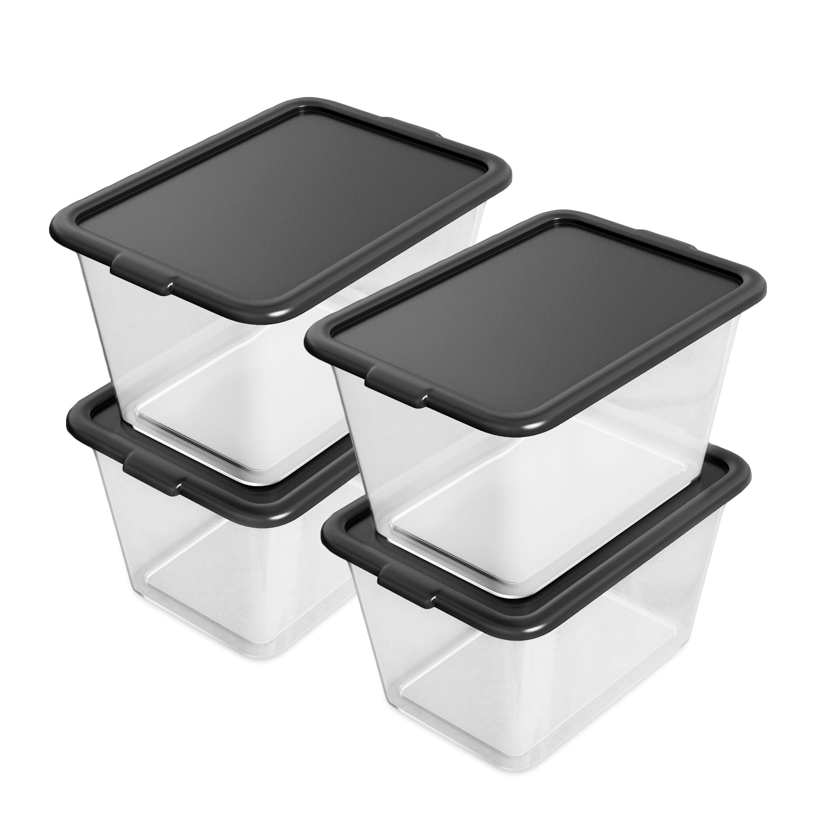 58 Quart-Black/Clear