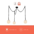 thumbnail image 2 of Alora Lighting MP579707MBGR Cherise 3 Light 7" Wide Multi Light Pendant - Matte Black /, 2 of 7