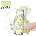 thumbnail image 6 of 40oz Yellow Lemon Pattern Stainless Steel Flip Straw Tumbler Spill Proof Travel Cup Double Wall Vacuum Insulated Coffee Mug with Top Handle, 6 of 6
