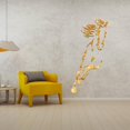 thumbnail image 4 of Autoadhesivo Cristal Acrílico Pared Pegatinas Steed 3D Calcomanías Para Sala De Estar Tv Fondo Pared Estudio Decoración 3D Minnieouse HA043101-04, 4 of 6