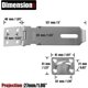 thumbnail image 2 of Door Hasp Latch Lock, 5 Inch Stainless Steel Safety Packlock Clasp, Brushed Finish 2 Pack, DL130-BN-P2, 2 of 4