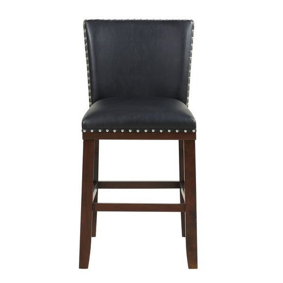 Tiffany Counter Chair Set of 2 Black