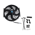 thumbnail image 4 of Ventilador del radiador de refrigeración Ventiladores de rendimiento Kits de montaje geniales Ventiladores de refrigeración del radiador Ventilador 10 pulgadas 12V80W, 4 of 9
