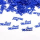 thumbnail image 2 of Juego de decoración de mesa de 350 piezas para celebraciones románticas Confeti de boda azul "Just Married", 2 of 3