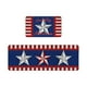 thumbnail image 2 of Juego de dos alfombras de cocina con temática del Día de la Independencia, con felpudos patrióticos antideslizantes con estampado de banderas rojas, blancas y azules para fregadero y cocina., 2 of 6