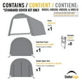 thumbnail image 4 of Garage-in-a-Box 12 x 24 x 10 ft. RoundTop Replacement Cover 7 oz. Gray (Frame not included), 4 of 6