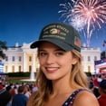 thumbnail image 4 of USA 250th Anniversary Hat Embroidered Eagle, Commemorative 250 Year American Anniversary Hat, Patriotic Theme America 250th Anniversary Hat Unisex Cap, 4 of 6
