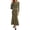 Dot Army Green White, variant on Polka Dot Skirt Matching Sets Women Clothing Fall 2 Piece Outfits Lightweight, Slim Fit, Long Sleeve Crop Tops and Maxi Skirts, Party, Club, Going Out, Business Casual Clothes, Y2k Lounge Set