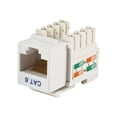 thumbnail image 1 of Monoprice - Connecteur Keystone - 110 (F) à RJ-45 (F) - Chat 6 - Blanc, 1 of 2