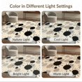 thumbnail image 7 of ODIKA 8'x10' Washable Area Rug Non-Shedding, Easy Care, Abstract Farmhouse Asymmetric Splash Motif Bold Neutral Bulk Flowing Dynamic for King Size Bedroom Under Bed, Master Suite, 7 of 7