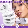 thumbnail image 2 of Pestañas magnéticas WENDY LASHES CX0125 de aspecto natural, 4 pares, 2 of 7