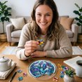 thumbnail image 3 of 7.4in Sun Catcher Puzzle – Portable Acrylic Puzzle Suncatcher for Travel, for Window Hanging A, 3 of 5