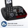 thumbnail image 2 of Teléfono inalámbrico Panasonic KX-TGM430B amplificado con conversación lenta, 2 of 7